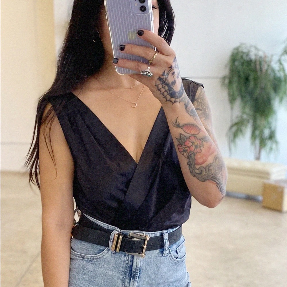 TATIANA SATIN BODYSUIT